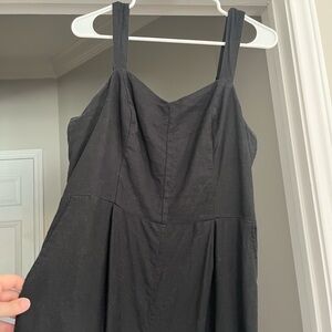 Old Navy Black Textured Jumpsuit